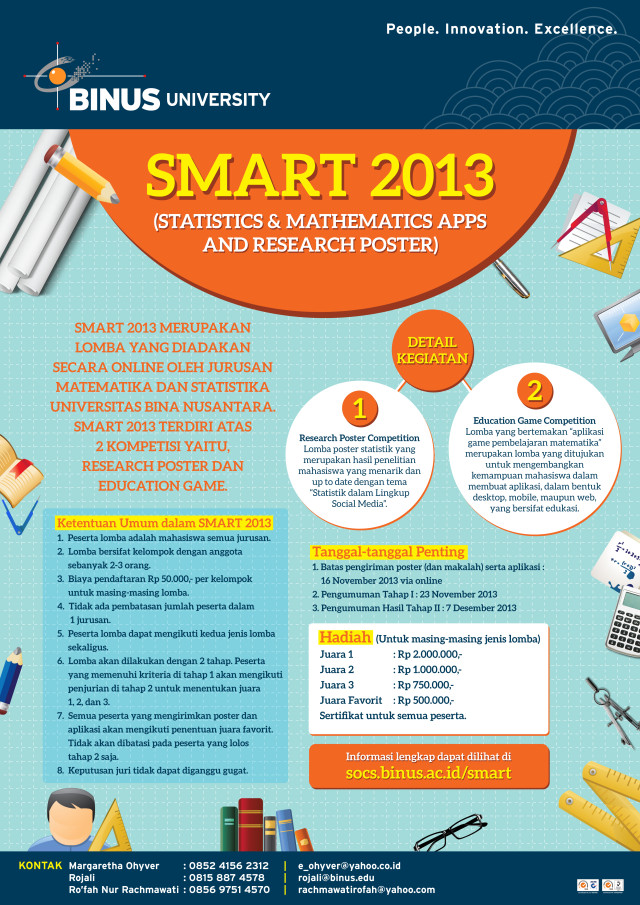 Contoh Poster  Skripsi  Binus jasa desain  grafis online